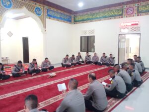 Tingkatkan Keimanan dan Ketaqwaan Kepada Allah SWT, Polres Bener Meriah Gelar Bimbingan Rohani dan Mental