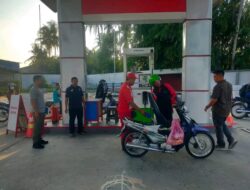 Pastikan Stok Cukup dan Cegah Kecurangan Penjualan BBM, Sat Reskrim Polres langkat cek SPBU