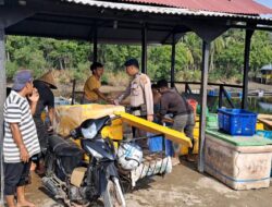 Polisi Perairan Sambangi Nelayan dan Pedagang Ikan Desa Ujung Blang