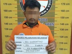 Sat Narkoba Polres Pelabuhan Belawan Tangkap 2 Pengedar Narkoba di Desa Manunggal