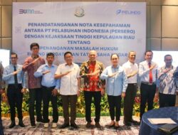 Pelindo Melakukan Kerja Sama Penanganan Masalah Hukum Bidang Perdata dan Tata Usaha Negara dengan Kejaksaan Tinggi Kepulauan Riau