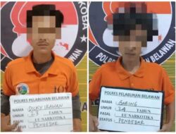 Sat Narkoba Polres Pelabuhan Belawan Melakukan Tangkap Dua Pengedar Narkoba Di Banjaran