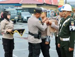 Polres Pelabuhan Belawan Gelar Apel Pasukan Operasi Mantap Praja Toba 2024 untuk Pengamanan Pilkada Serentak