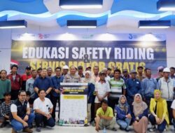 PT Pelabuhan Indonesia (Persero) Regional 1 Peringati HUT RI ke-79 dengan Edukasi Safety Riding dan Service Motor Gratis bagi Pengemudi Ojek Online dan Pangkalan   