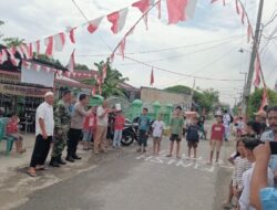 DI ACARA HUT RI KE 79 ANTUSIAS WARGA LINGKUNGAN 04 PAYA PASIR MARELAN  MEMBLUDAK SEWAKTU MENGIKUTI EVENT EVENT PERTANDINGAN