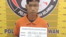 Sat Narkoba Polres Pelabuhan Belawan Tangkap Pengedar Shabu di Jalan Kayu Putih