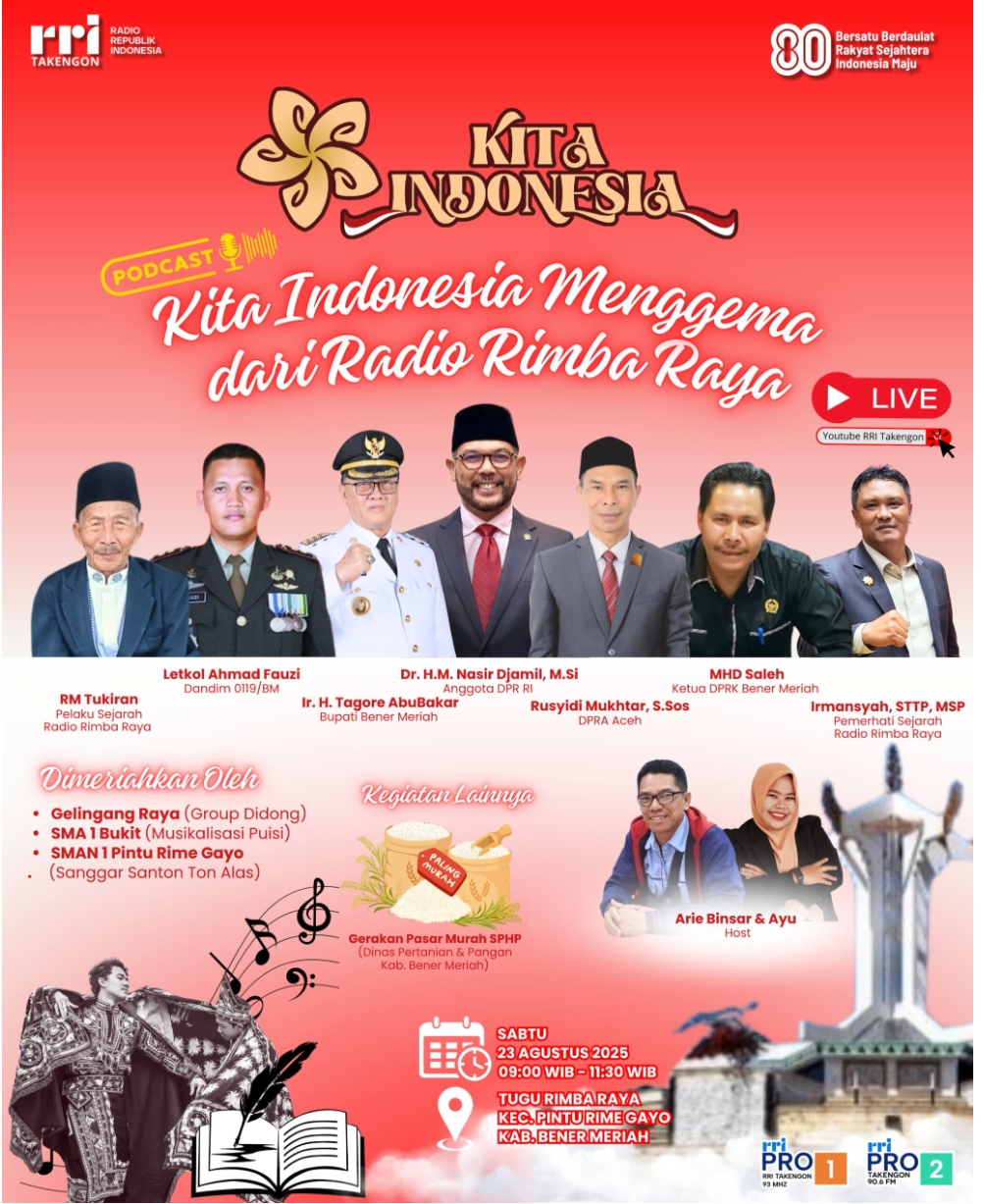 RRI Takengon Gelar Podcast “Kita Indonesia Menggema dari Radio Rimba ...